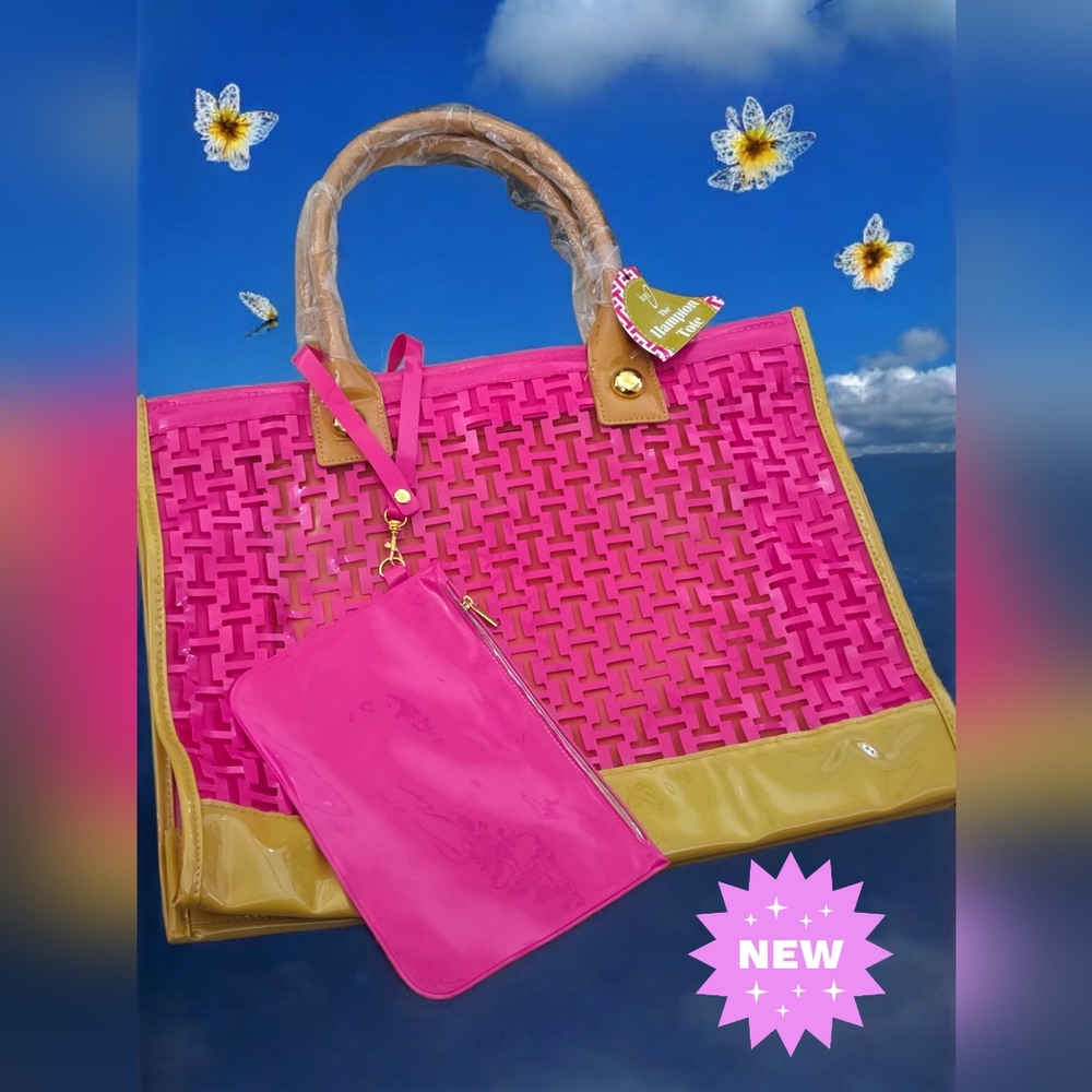 New Hampton Tote With Cosmetic Bag Inside Beach Wear